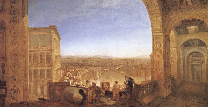 J.M.W. Turner Rome,From the Vatican Raffalle Spain oil painting art